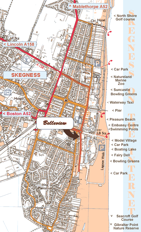 Map of Skegness